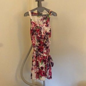 Express White & Floral Dress